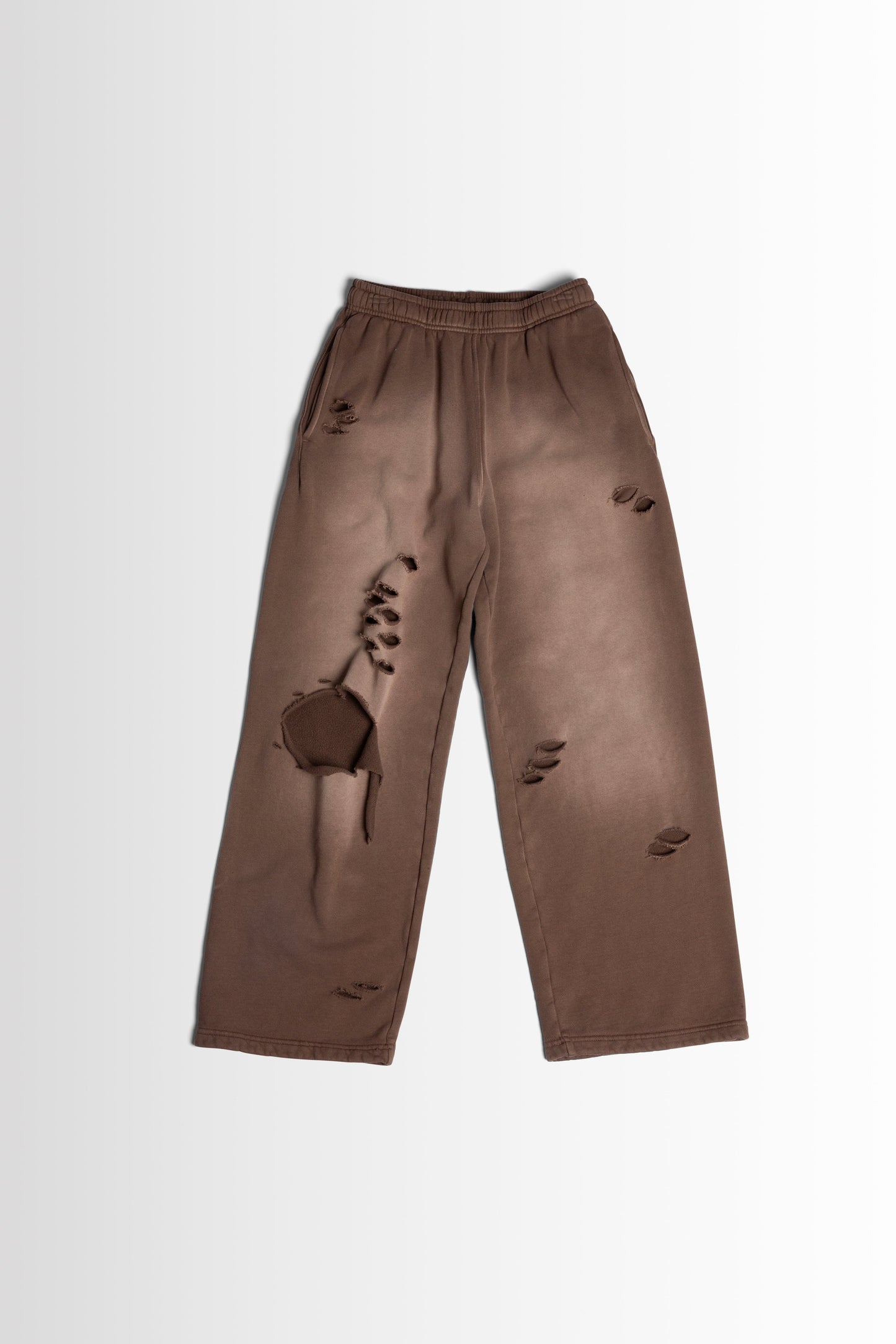 Exclusive Honors Straight Leg Sweatpants - Distressed Brown