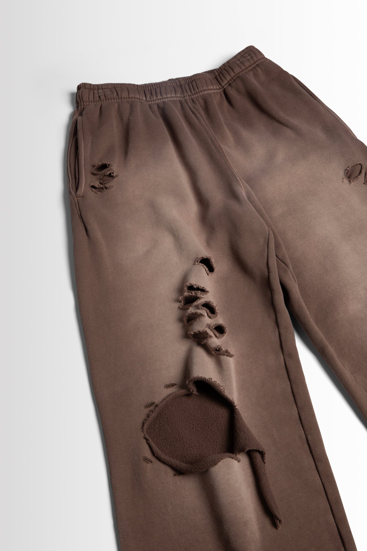 Exclusive Honors Straight Leg Sweatpants - Distressed Brown