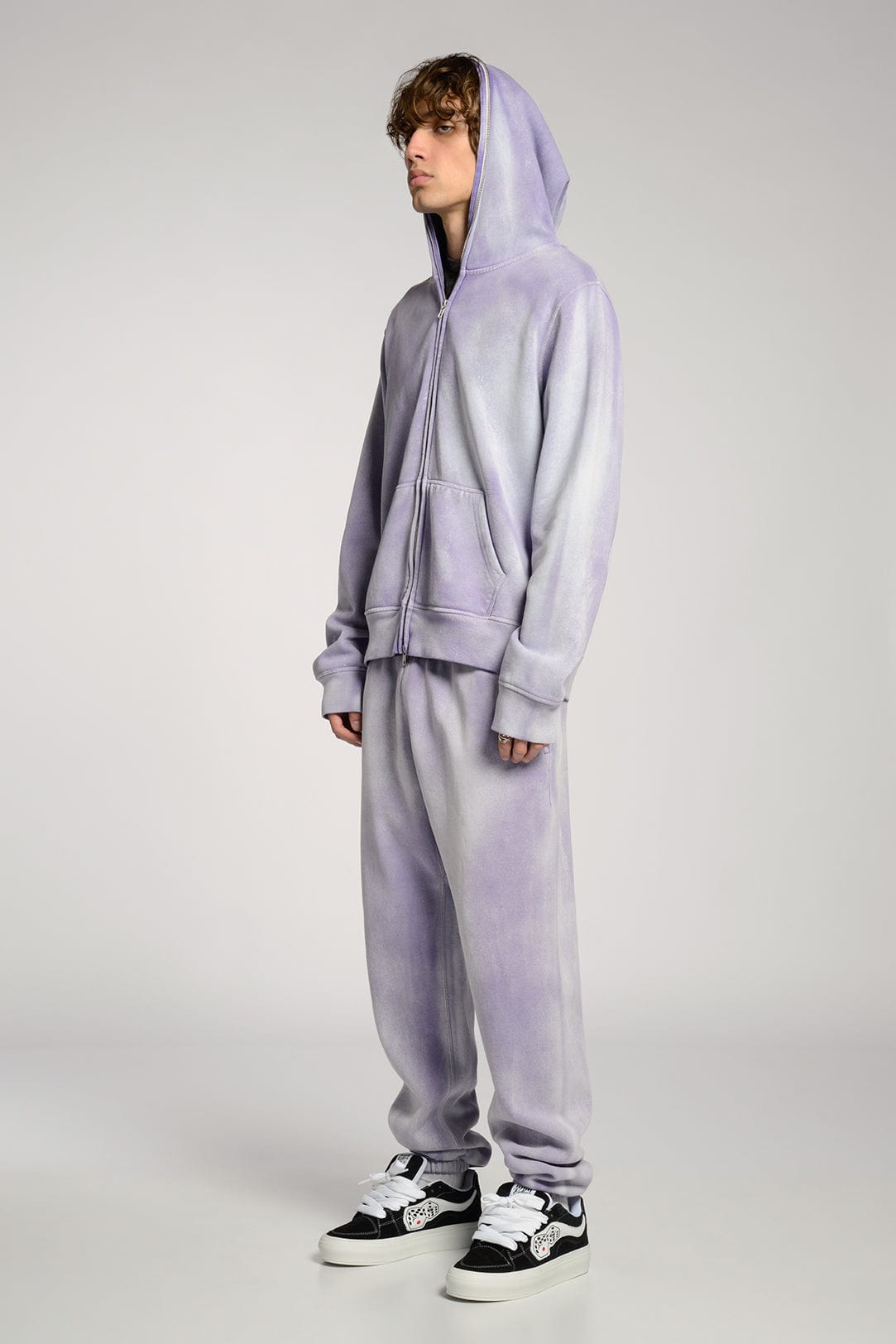 Exclusive Varsity Sweatpants - Sheen Frosted Grape