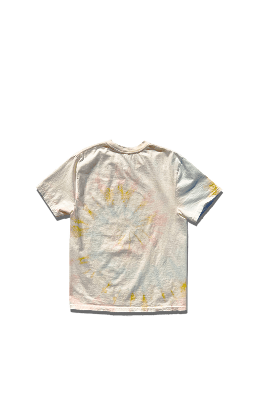 Exclusive Homeroom T-Shirt - Distressed Sherbet Spiral Tie-Dye