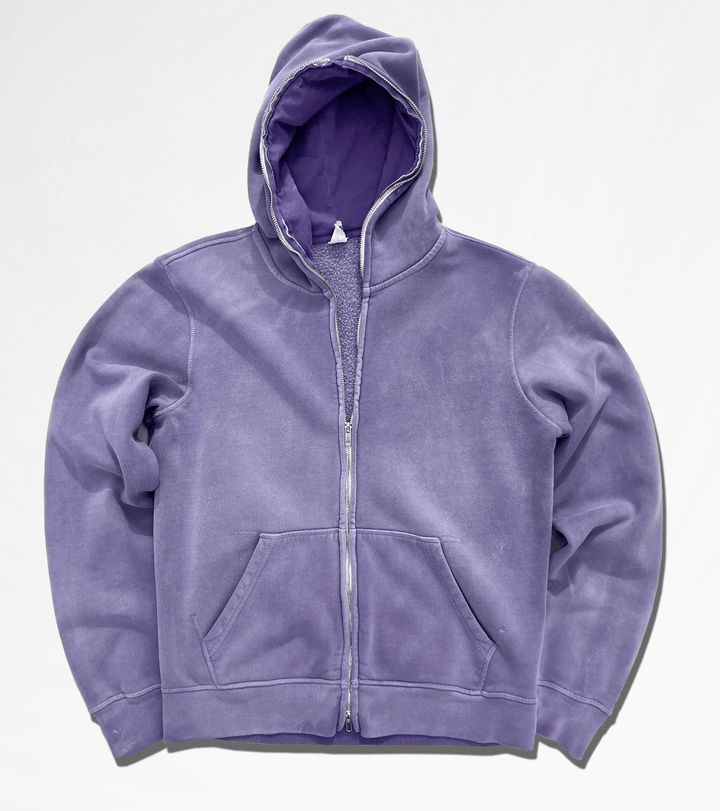 Full Zip Body Bag Hoodie - Sunfaded Colorways