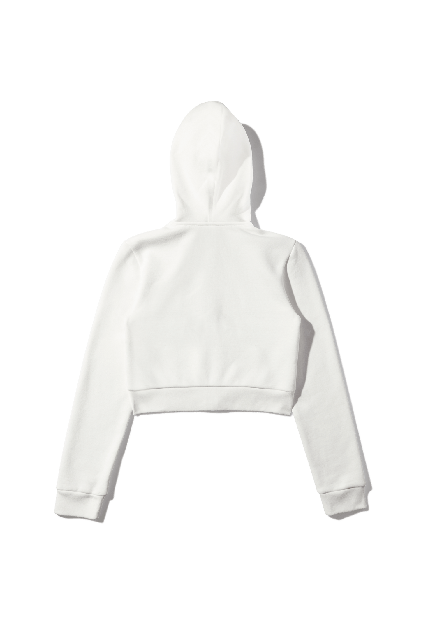 Ready to Dye Cropped Full Zip Body Bag Hoodie