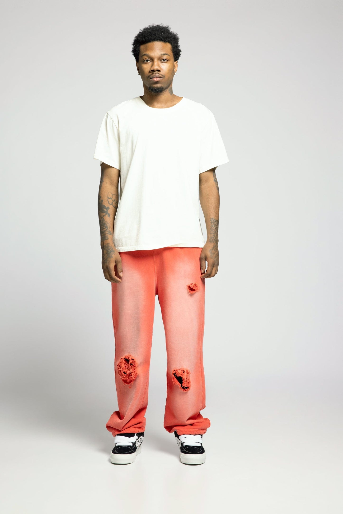 Exclusive Recess Sweatpants V2 - Distressed Blood Orange Slushie