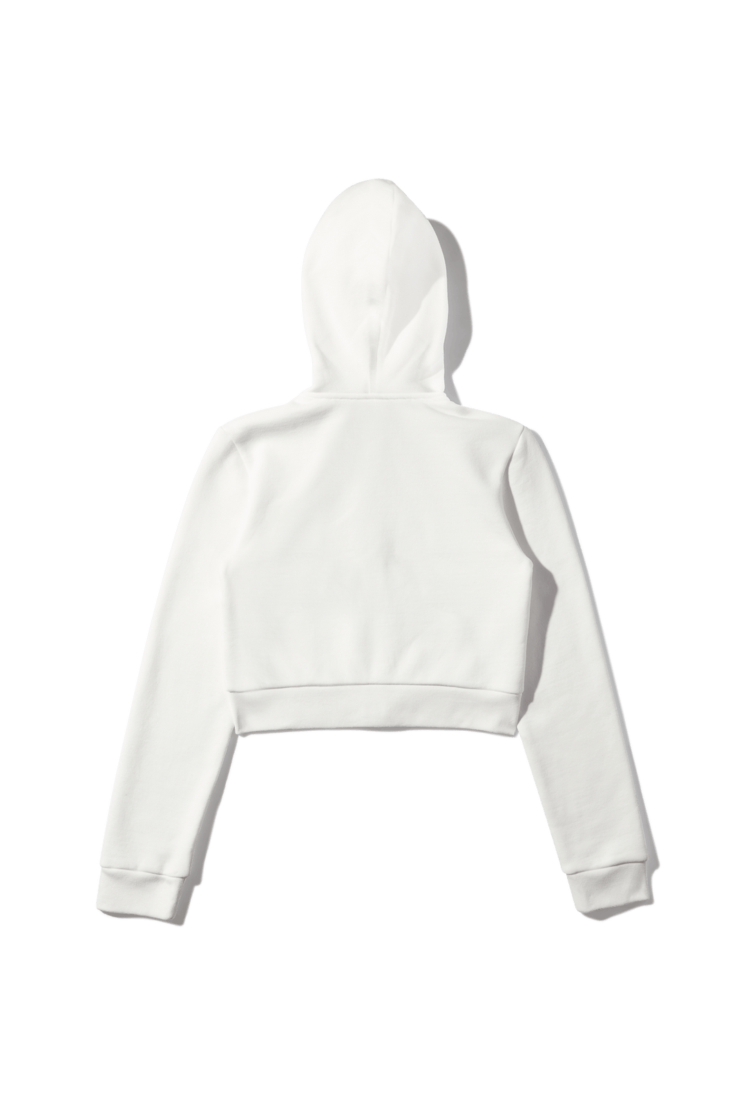 Cropped Full Zip Body Bag Hoodie