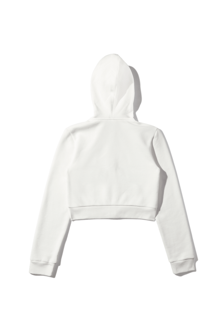 Cropped Full Zip Body Bag Hoodie
