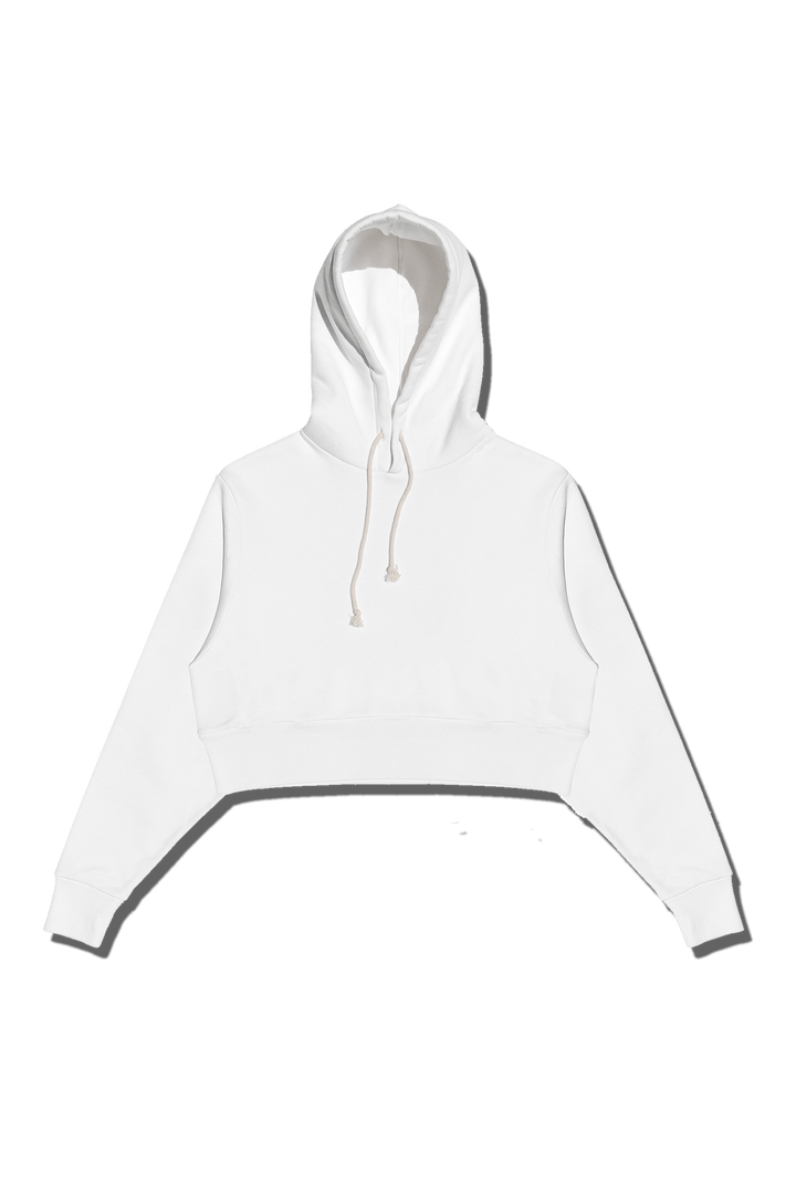 Ready To Dye Cropped Hoodie