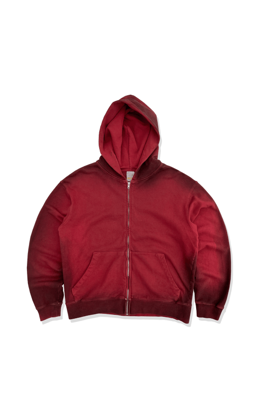 Exclusive Cross Country Zip Hoodie - Red Dahlia