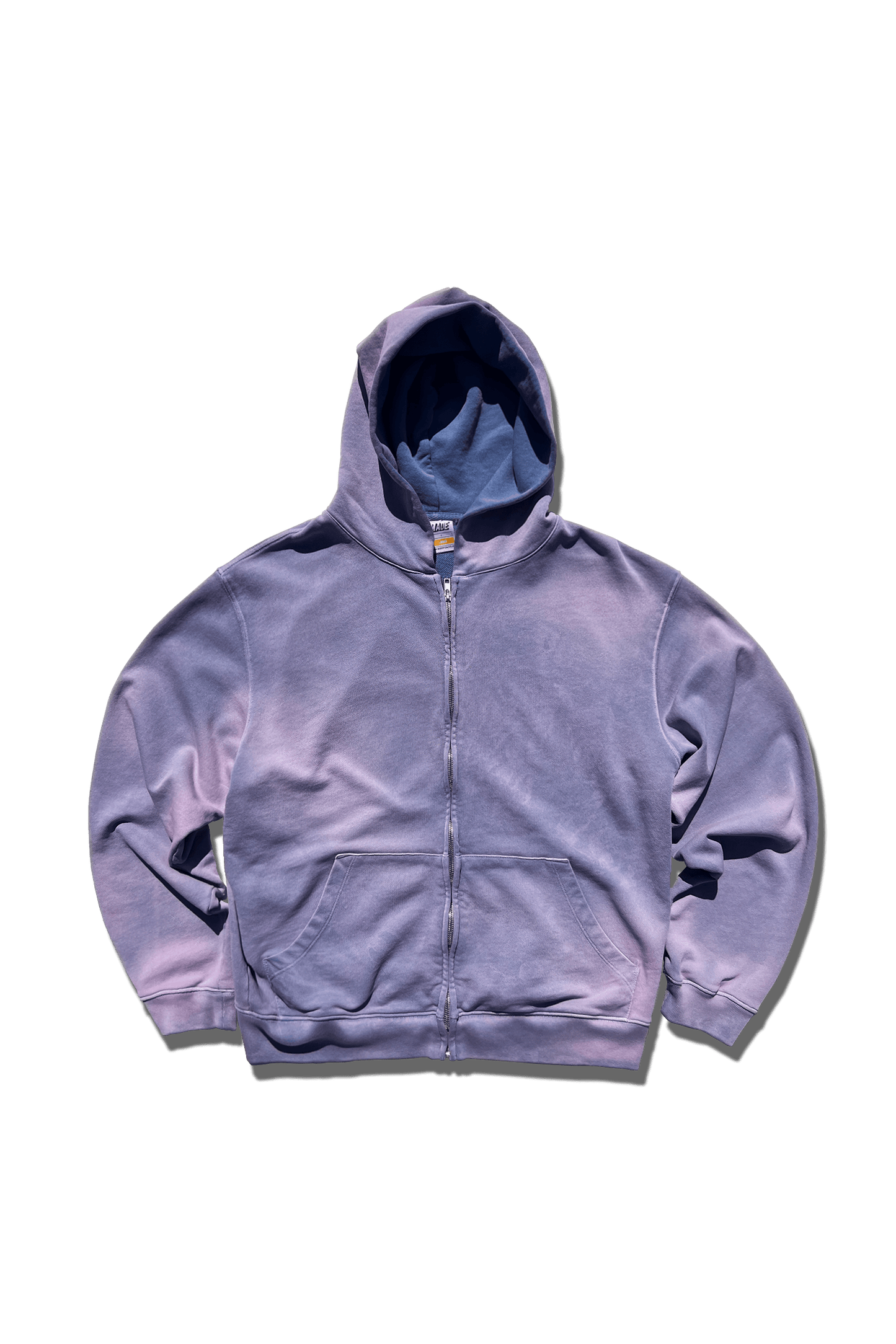 Exclusive Cross Country Zip Hoodie Distressed Lavender Haze