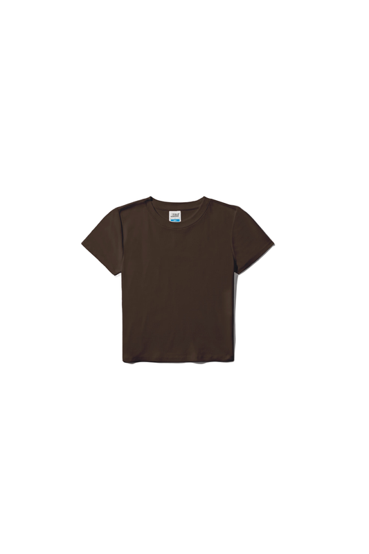 Exclusive  Baby Tee - Demitasse Brown