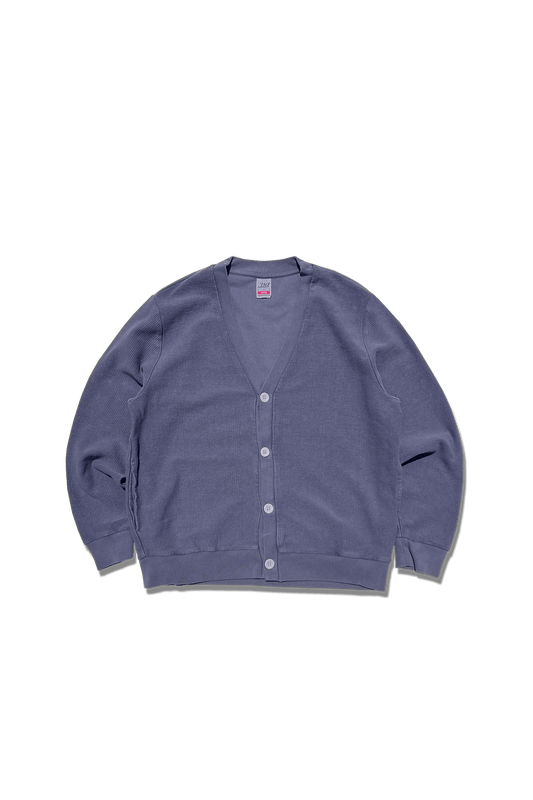 Exclusive Freshman Corduroy Cardigan - Muted Lavender Blue