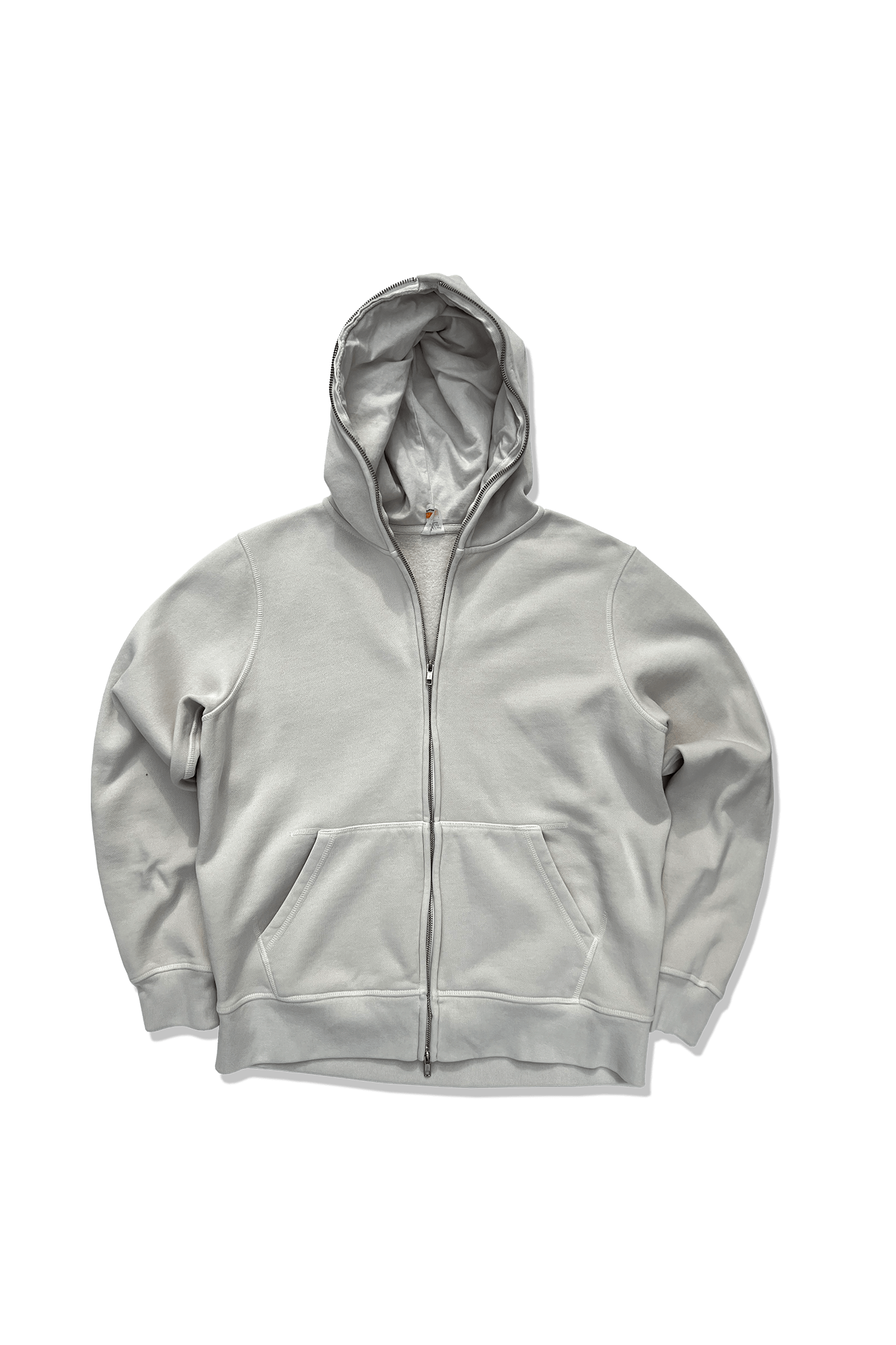 Exclusive Full Zip Body Bag Hoodie - White Concrete – MADE
