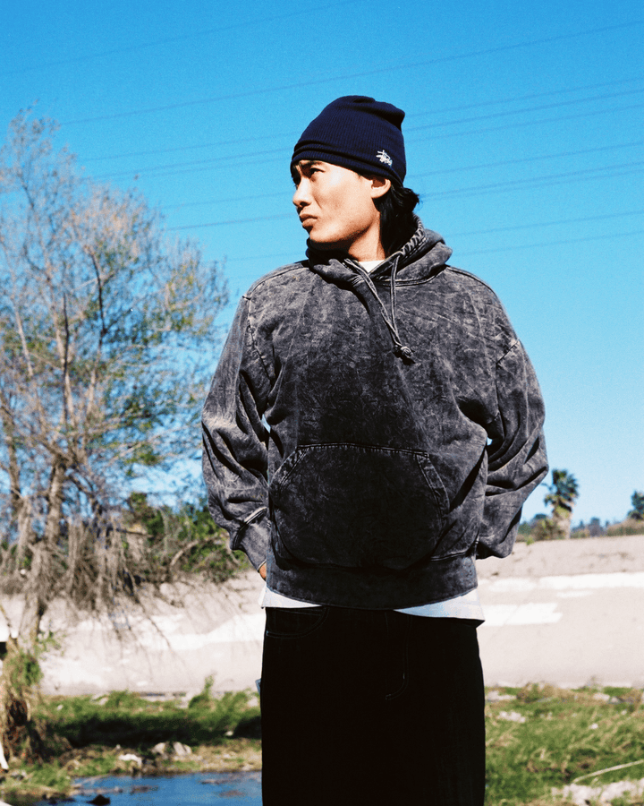 Acid Wash Park Hoodie