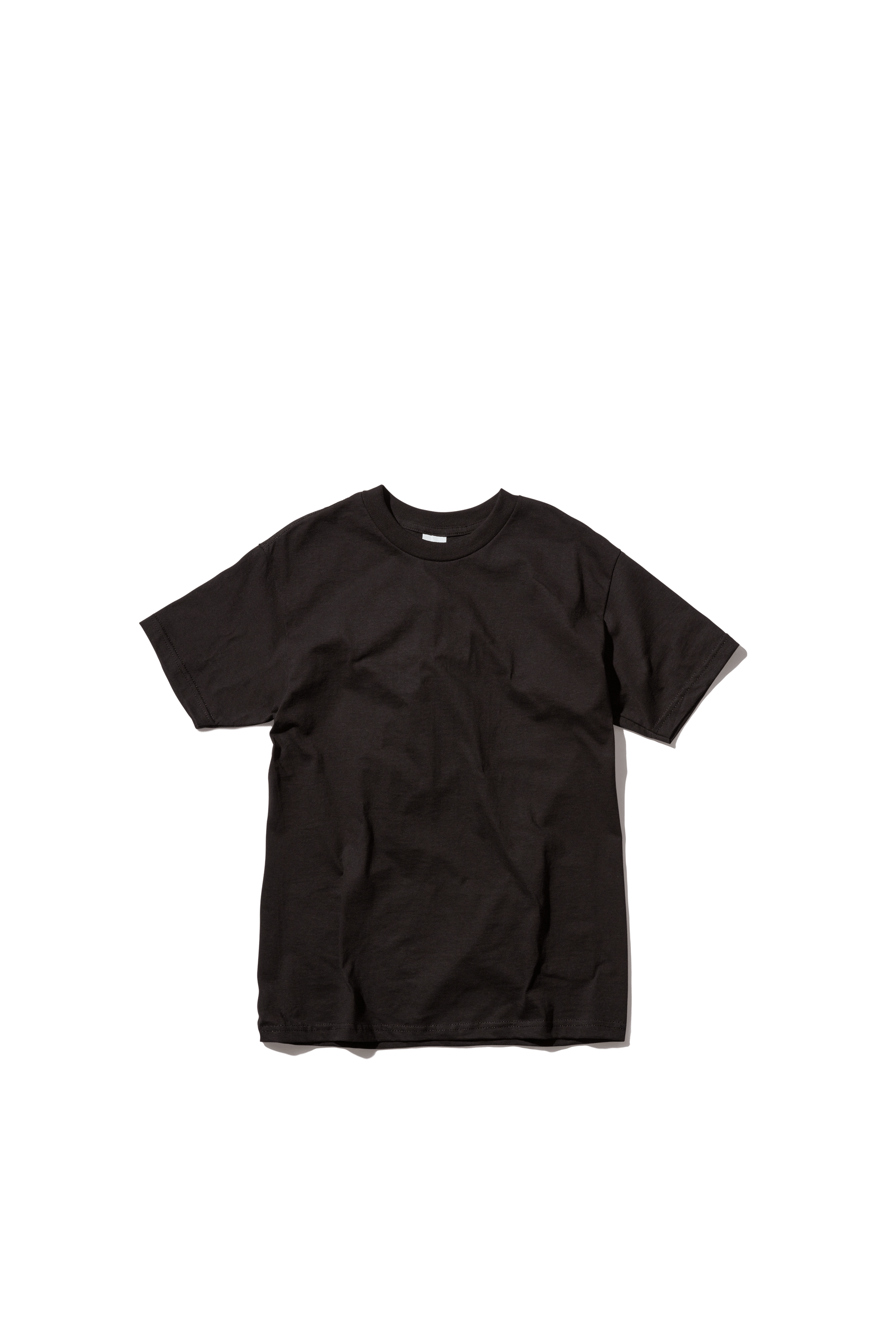 black t shirt front