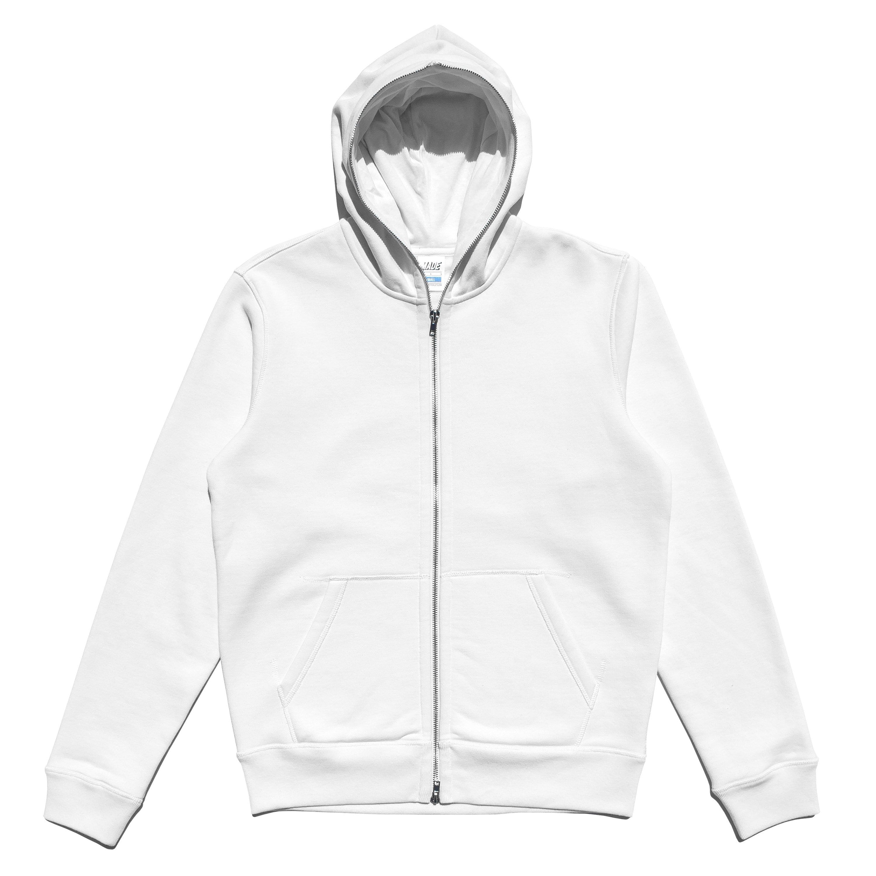 Full zip outlet blank hoodie