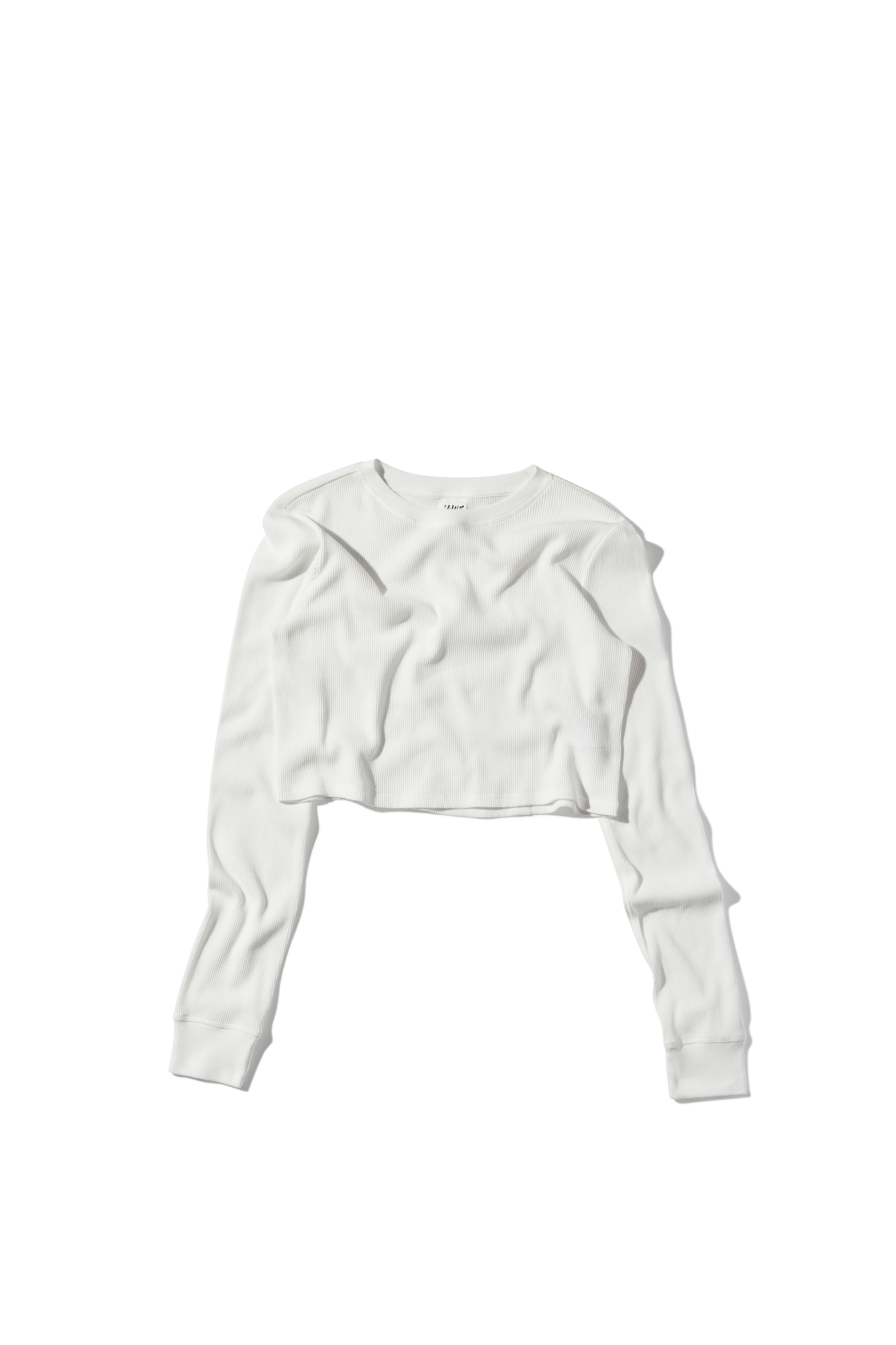 Cropped Long Sleeve Thermal Ivory
