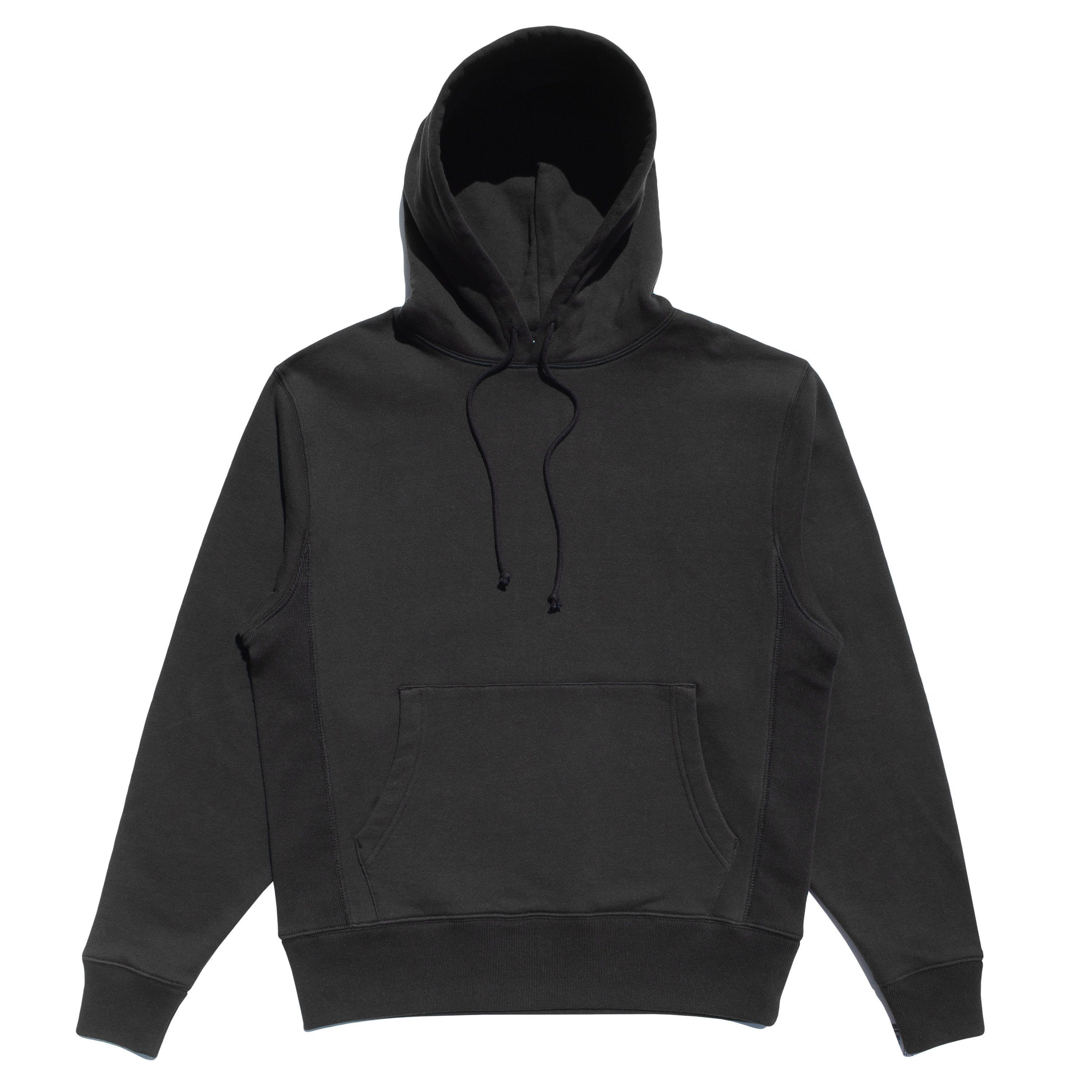 Hoodie white 2024 black